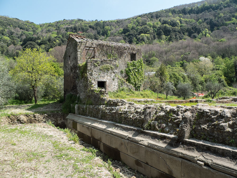 Walls of Diana Temple in Nemi