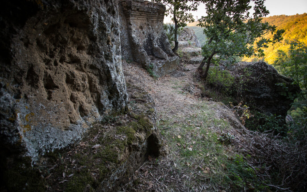 Stranglers Park in Pitigliano, Tuscany.