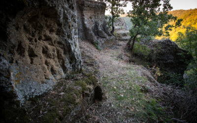 Stranglers Park in Pitigliano, Tuscany.